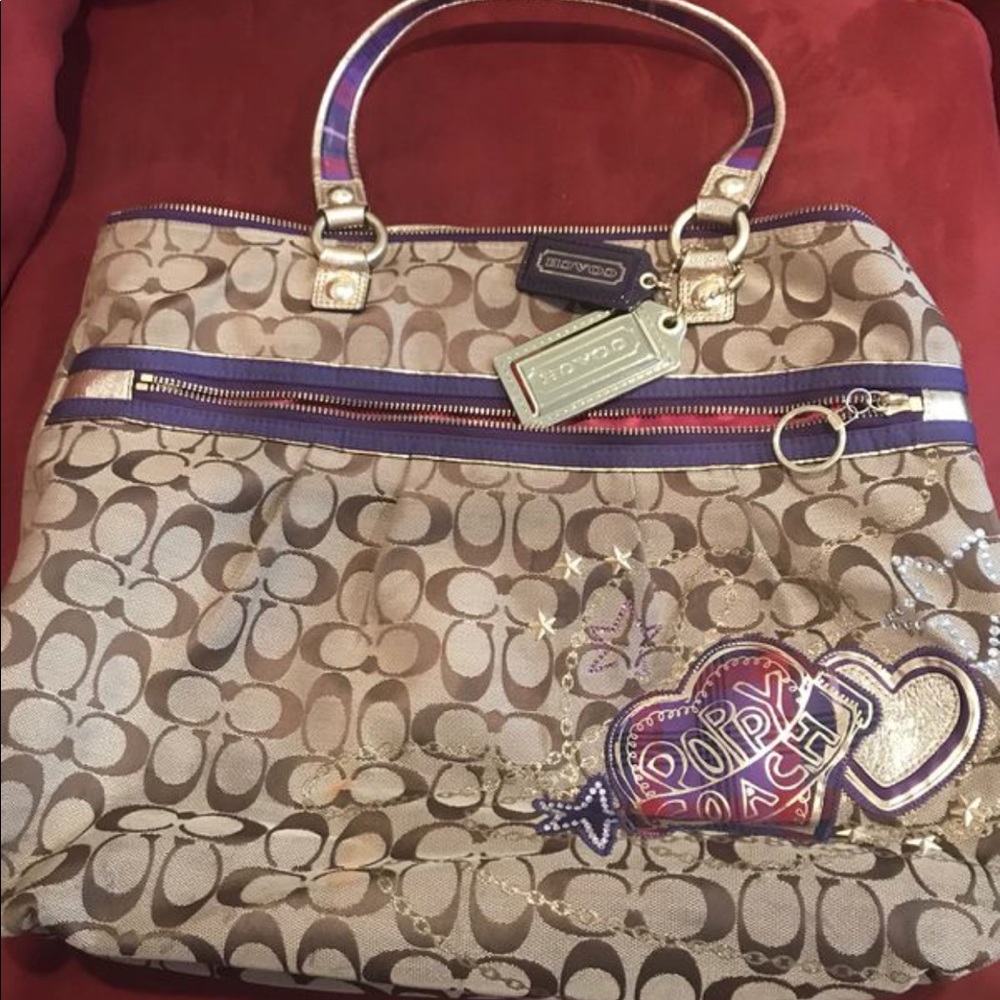 Poppy Coach Large Purse